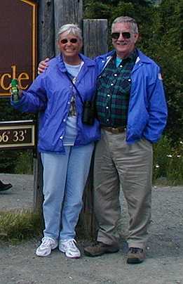 Sharon & Humphrey, Arctic Circle, Alaska, July 2002